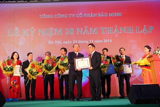 Lễ kỉ niệm 20 năm thành lập Tổng Công ty cổ phần Bảo Minh